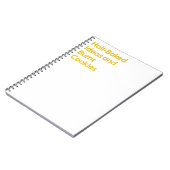Halfbakken ideeën grappig notitieboek (Linkerzijde)