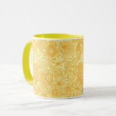 Halfbloem in warme kleuren mok (Voorkant links)