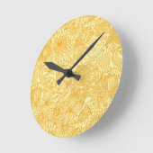 Halfbloem in warme kleuren ronde klok (Hoek)