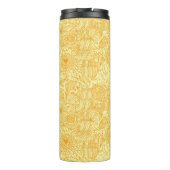 Halfbloem in warme kleuren thermosbeker (Achterkant)