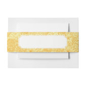 Halfbloem in warme kleuren uitnodigingen wikkel (Voorkant Voorbeeld)