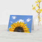 Halfbloem Kaart (Gele Bloem)