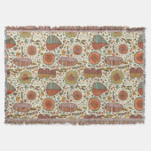 Halfbloem van bladeren deken (Voorkant)