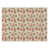 Halfbloem van bladeren tafelkleed (Voorkant (Horizontaal))