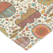 Halfbloem van bladeren tafelkleed (Gekanteld)