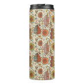 Halfbloem van bladeren thermosbeker (Achterkant)