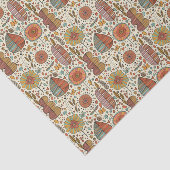 Halfbloem van bladeren tissuepapier (Detail)