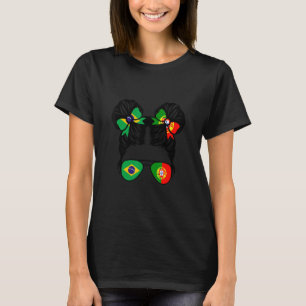 HalfBraziliaans halfPortugees meisje Brazilië Kind T-shirt