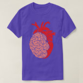 Halfbrein Halfhars Orgaan Anatomie Wetenschap T-shirt (Design voorkant)