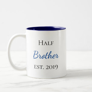 Halfbroer Gepersonaliseerd Tweekleurige Koffiemok