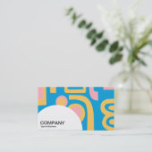 Halfcirkelpaneel - Abstract 170914 Visitekaartje (Staand voorkant)