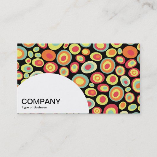 Halfcirkelpaneel - Abstract 20213 Visitekaartje (Voorkant)