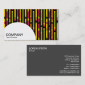 Halfcirkelpaneel - Abstracte 170615 Visitekaartje (Voorkant / Achterkant)