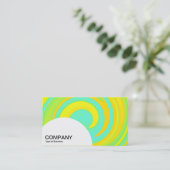 Halfcirkelpaneel - Abstracte wervelkolom 250816 - Visitekaartje (Staand voorkant)