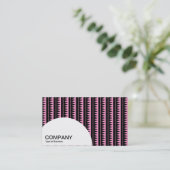 Halfcirkelpaneel - Aztec Patroon - Roze Visitekaartje (Staand voorkant)