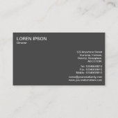 Halfcirkelpaneel - Chroombuizen Visitekaartje (Achterkant)