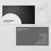 Halfcirkelpaneel — Elektrische pool 01 Visitekaartje (Voorkant / Achterkant)