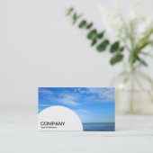 Halfcirkelpaneel - Ernstig estuarium Visitekaartje (Staand voorkant)