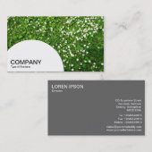 Halfcirkelpaneel - Grijze en Duivels Visitekaartje (Voorkant / Achterkant)