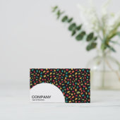 Halfcirkelpaneel - hiermee wordt 02 0n zwart gedee visitekaartje (Staand voorkant)