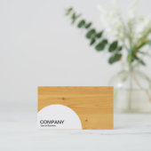 Halfcirkelpaneel - hout 04 visitekaartje (Staand voorkant)