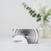 Halfcirkelpaneel - Lange lente B&W Visitekaartje (Staand voorkant)