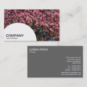 Halfcirkelpaneel - Roze Cherry Blossom Visitekaartje (Voorkant / Achterkant)