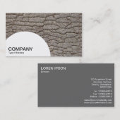 Halfcirkelpaneel - Schors 01 Visitekaartje (Voorkant / Achterkant)