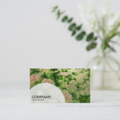 Halfcirkelpaneel - Sedum Autumn Glory Visitekaartje (Staand voorkant)