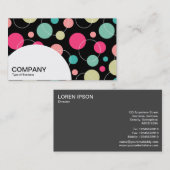 Halfcirkelpaneel - Spots en cirkels 150816 Visitekaartje (Voorkant / Achterkant)