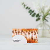 Halfcirkelpaneel - Springs-Sinaasappel Visitekaartje (Staand voorkant)