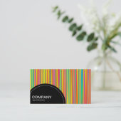 Halfcirkelpaneel (stippen) - Abstract 120716(010) Visitekaartje (Staand voorkant)