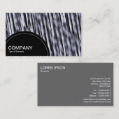 Halfcirkelpaneel (stippen) - Abstracte Cliff Visitekaartje (Voorkant / Achterkant)