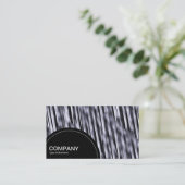 Halfcirkelpaneel (stippen) - Abstracte Cliff Visitekaartje (Staand voorkant)