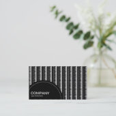 Halfcirkelpaneel (stippen) - Aztec Patroon - Grijs Visitekaartje (Staand voorkant)