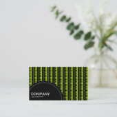 Halfcirkelpaneel (stippen) - Aztec Patroon - Groen Visitekaartje (Staand voorkant)