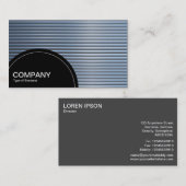 Halfcirkelpaneel (stippen) - Chroombuizen Visitekaartje (Voorkant / Achterkant)