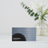 Halfcirkelpaneel (stippen) - Chroombuizen Visitekaartje (Staand voorkant)