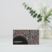 Halfcirkelpaneel (stippen) - Gefragmenteerd Abstra Visitekaartje (Staand voorkant)