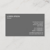 Halfcirkelpaneel (stippen) - Geometrisch patroon 0 Visitekaartje (Achterkant)