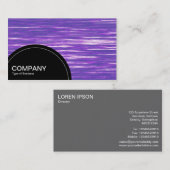 Halfcirkelpaneel (stippen) - Interferentie (goud) Visitekaartje (Voorkant / Achterkant)