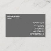 Halfcirkelpaneel (stippen) - Interferentie (goud) Visitekaartje (Achterkant)