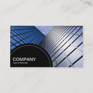 Halfcirkelpaneel (stippen) - Kantoor blok Visitekaartje