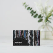 Halfcirkelpaneel (stippen) - Minerale Strata Visitekaartje (Staand voorkant)