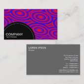 Halfcirkelpaneel (stippen) - Resonaat Visitekaartje (Voorkant / Achterkant)