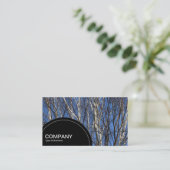 Halfcirkelpaneel (stippen) - Silver Birch Visitekaartje (Staand voorkant)