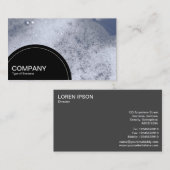 Halfcirkelpaneel (stippen) - Zeepbellen 02 Visitekaartje (Voorkant / Achterkant)