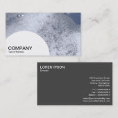 Halfcirkelpaneel - Zeepbellen 02 Visitekaartje (Voorkant / Achterkant)