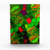 Halfcirkels en afgeronde vormen, kleurrijk. fotoblokken (Voorkant)