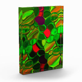 Halfcirkels en afgeronde vormen, kleurrijk. fotoblokken